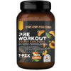 Integratore Pre Workout, Energy Drink Potente Con Creatina Monoidrata, Citrullina, Taurina, Arginina, Beta Alanina E Vitamine - Pre-allenamento Energia E Massa - Senza Caffeina, T-rex Integratori 250g Aroma pesca