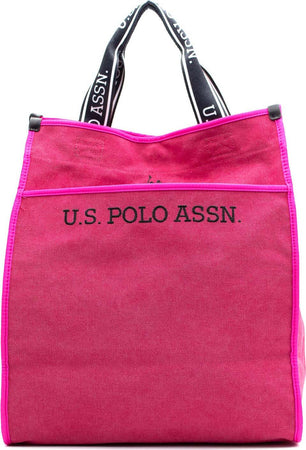 U.S. Polo Assn Beuhx2832wuy601 Borsa a Mano Donna Rosa Con Tracolla E Chiusura a Clip Magnetica Borsa Shopping Con Doppio Manico E Logo a Vista 35/50x40x21 Cm Moda/Donna/Borse/Borse a mano Starbag - Gaeta, Commerciovirtuoso.it