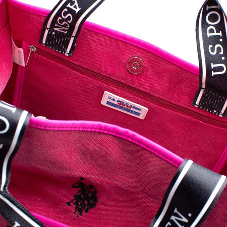 U.S. Polo Assn Beuhx2832wuy601 Borsa a Mano Donna Rosa Con Tracolla E Chiusura a Clip Magnetica Borsa Shopping Con Doppio Manico E Logo a Vista 35/50x40x21 Cm Moda/Donna/Borse/Borse a mano Starbag - Gaeta, Commerciovirtuoso.it