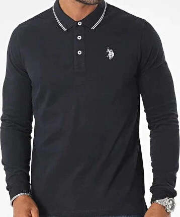 U.S. Polo Assn. Polo Maniche Lunghe Blu Logo Ricamato Kene Ehpd Blu Ai24 Moda/Uomo/Abbigliamento/T-shirt polo e camicie/Polo Kanal 32 - Santa Maria di Licodia, Commerciovirtuoso.it