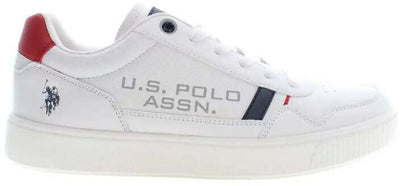 Us Polo Assn Sneakers Uomo Bianche Tymes Scarpe Da Ginnastica Casual Lacci Suola In Gomma Maxi Logo Polo