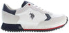 Us Polo Assn Sneakers Uomo Cleef In Tessuto E Camoscio Scarpe Da Ginnastica Scarpa Casual Lacci Suola In Gomma 3.5 Cm Soletta Estraibile