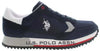 Us Polo Assn Sneakers Uomo Cleef In Tessuto E Camoscio Scarpe Da Ginnastica Scarpa Casual Lacci Suola In Gomma 3.5 Cm Soletta Estraibile