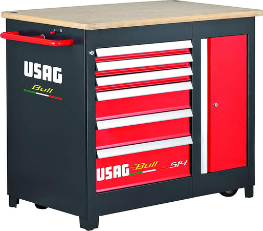 USAG-514-B6V-U05140001-Banco-da-Lavoro-Mobile-BULL---6-Cassetti-(vuoto)