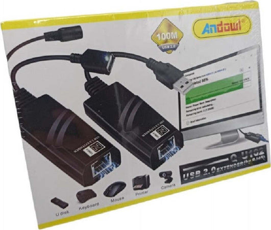 Usb 2.0 Extender Rj45 2 Posizioni Estensione Fino A 100m Velocit? 480mbps Q-u102 Elettronica/Informatica/Accessori/USB Hub Trade Shop italia - Napoli, Commerciovirtuoso.it