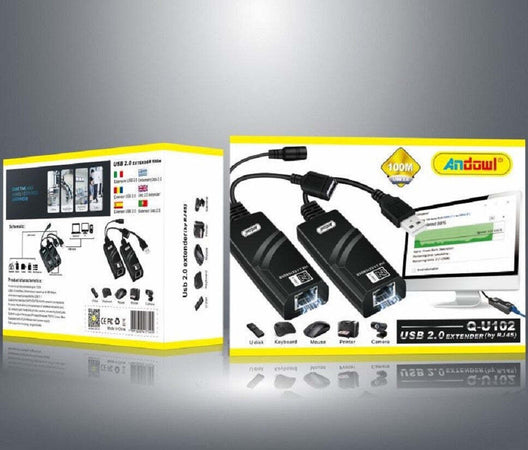 Usb 2.0 Extender Rj45 2 Posizioni Estensione Fino A 100m Velocit? 480mbps Q-u102 Elettronica/Informatica/Accessori/USB Hub Trade Shop italia - Napoli, Commerciovirtuoso.it