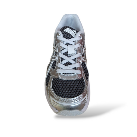 Sneakers ASICS GEL 1130 Bambino Argento Nero | Scarpe Sportive con Tecnologia GEL | Taglie 27-40