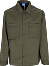 USUAL-Camicia-Manica-Lunga-Uomo-Hangar-Button-Shirt-Dark-Green-da-uomo