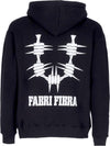 USUAL-Felpa-Cappuccio-Uomo-Hoodie-X-Fabri-Fibra-Black-da-uomo