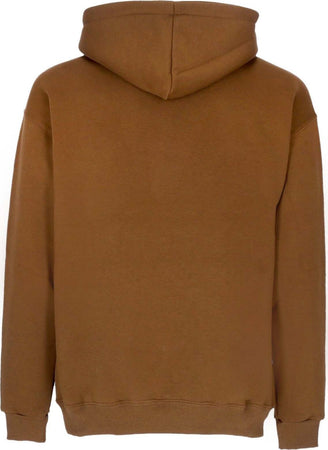 USUAL-Felpa-Cappuccio-Uomo-Teamwork-Hoodie-X-Fabri-Fibra-Tobacco-da-uomo