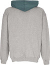 USUAL-Felpa-Cappuccio-Uomo-Usualism-Hoodie-Heather-Grey/dark-Green-da-uomo