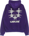 USUAL-Felpa-Leggera-Cappuccio-Uomo-Cracked-Hoodie-Purple-da-uomo