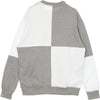USUAL-Felpa-Leggera-Girocollo-Uomo-Bigcheck-White/grey-da-uomo