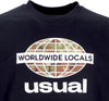 USUAL-Felpa-Leggera-Girocollo-Uomo-Worldwide-Locals-Crewneck-Black-da-uomo