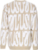USUAL-Maglione-Uomo-Digi-Sweater-Sand/white-da-uomo