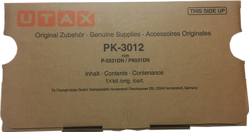 ORIGINALE Utax toner nero PK-3012 1T02T60UT0 25000 pagine