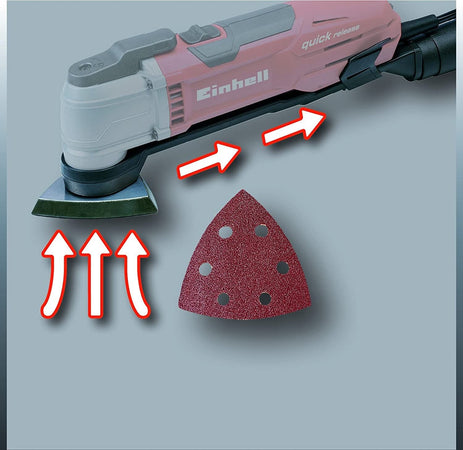 Utensile multifunzione con chiusura rapida a scatto motore da 300W regolazione velocità
