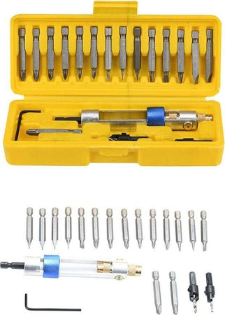 Utensile Per Trapano Avvitatore Reversibile Kit 20 Inserti Halftime Drill Driver Fai da te/Utensili elettrici e a mano/Accessori per utensili elettrici/Accessori per trapani/Mandrini Trade Shop italia - Napoli, Commerciovirtuoso.it