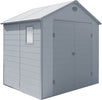 UTILITY---casetta-in-resina-da-giardino-porta-attrezzi-cm-190x192x226-h-Grigio-chiaro-Milani-Home