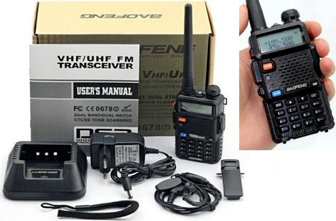 UV-5R BAOFENG RICETRASMITTENTE 5W VHF/UHF DUAL BAND RADIO 136-174 400-520 MHz Elettronica/Radiocomunicazione/Ricetrasmettitori Zencoccostore - Formia, Commerciovirtuoso.it