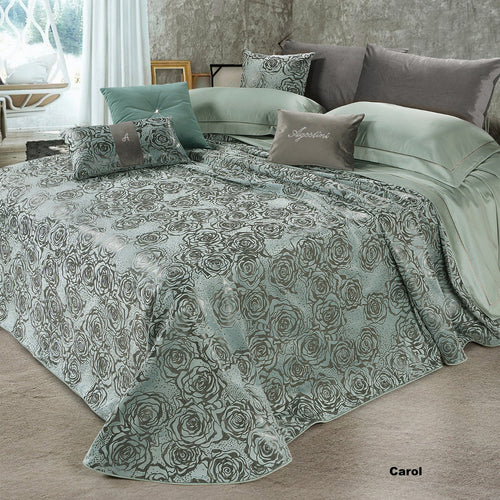 Completo Lenzuola Carol Matrimoniale in Raso di Cotone