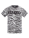 Kenzo T-Shirt Stampa Animalier Metal da donna