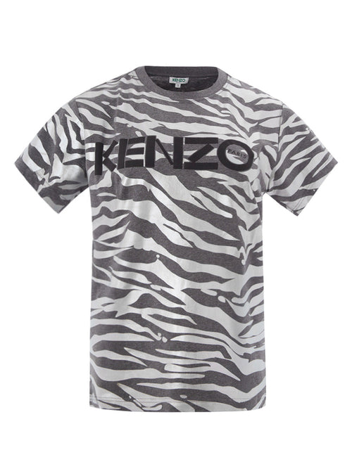 Kenzo T-Shirt Stampa Animalier Metal da donna