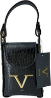 V-Italia-Versace-Borsa-Donna-Leather-Bag-Nera-Oro-Mini-Bag