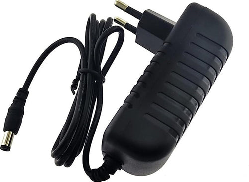 V-TAC Alimentatore 12V 30W 2,5A per Telecamere Strisce LED Modem 12V Input AC 100-240V 50/60Hz spine EU Spinotto 5,5x2,1mm