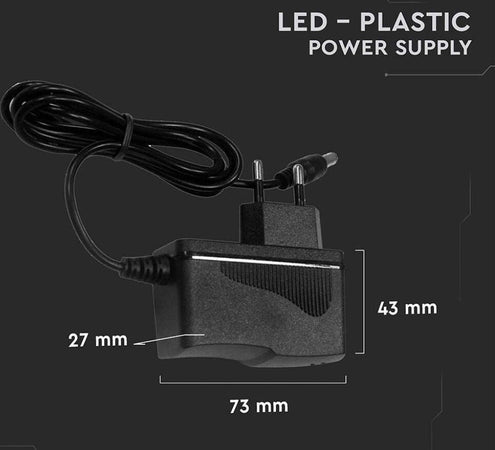 V-TAC ALIMENTATORE PER LED 18W 12V 1.5A PLASTICA IP44 | SKU 3237 - VT-23019 Fai da te/Materiale elettrico/Trasformatori Zencoccostore - Formia, Commerciovirtuoso.it