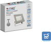 V-Tac Faro Proiettore LED SMD 20W Ultra Sottile Esterno Colore Bianco Naturale 4000K VT-4924