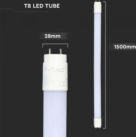 V-TAC PRO VT-152 SMD TUBO LED NANO PLASTIC T8 G13 24W LAMPADINA 150CM CHIP SAMSUNG CON DRIVER - SKU 21799 / 21674 / 21675 Illuminazione/Lampadine/Lampadine a LED Zencoccostore - Formia, Commerciovirtuoso.it