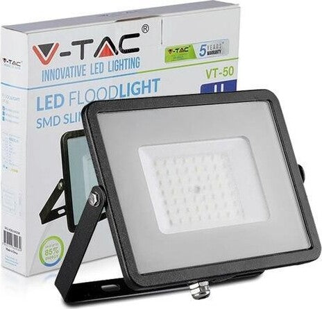 V-TAC PRO VT-50 FARO LED SMD 50W ULTRASOTTILE CHIP SAMSUNG DA ESTERNO COLORE NERO 4000 lm IP65 - SKU 406 / 407 / 408 Illuminazione/Illuminazione per esterni/Proiettori Zencoccostore - Formia, Commerciovirtuoso.it