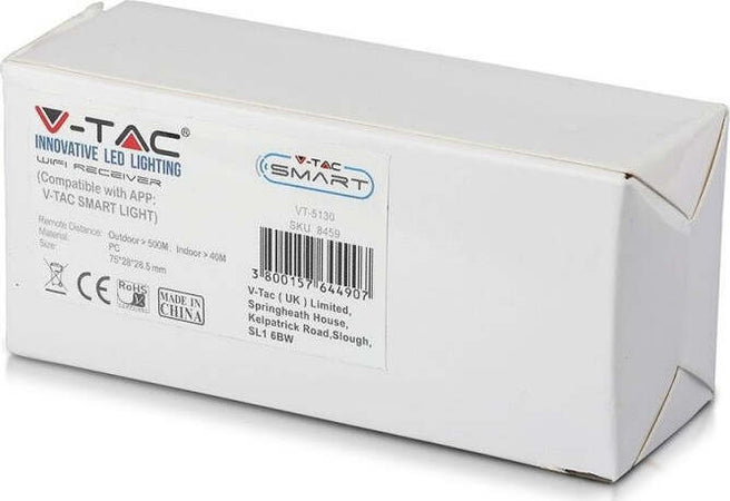 V-TAC SMART HOME VT-5130 Ricevitore WiFi compatibile con Amazon Alexa e Google Home - SKU 8459 Fai da te/Materiale elettrico/Prese elettriche ed accessori/Spine intelligenti e telecomandate Zencoccostore - Formia, Commerciovirtuoso.it