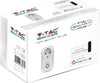V-Tac Smart VT-5001 Presa 10A Shuko Wi-Fi con Spina Shuko Compatibile Alexa Google Home - SKU 8415 Fai da te/Materiale elettrico/Prese elettriche ed accessori/Spine intelligenti e telecomandate Zencoccostore - Formia, Commerciovirtuoso.it