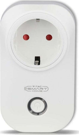 V-Tac Smart VT-5001 Presa 10A Shuko Wi-Fi con Spina Shuko Compatibile Alexa Google Home - SKU 8415 Fai da te/Materiale elettrico/Prese elettriche ed accessori/Spine intelligenti e telecomandate Zencoccostore - Formia, Commerciovirtuoso.it
