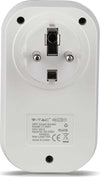 V-Tac Smart VT-5001 Presa 10A Shuko Wi-Fi con Spina Shuko Compatibile Alexa Google Home - SKU 8415 Fai da te/Materiale elettrico/Prese elettriche ed accessori/Spine intelligenti e telecomandate Zencoccostore - Formia, Commerciovirtuoso.it
