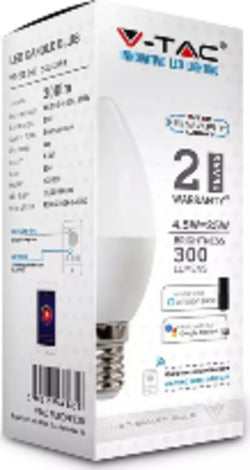 V-TAC SMART VT-5114 LAMPADINA LED WI-FI E14 4,5W CANDELA RGB+W 4IN1 DIMMERABILE - SKU 2754 Illuminazione/Lampadine/Lampadine a LED Zencoccostore - Formia, Commerciovirtuoso.it