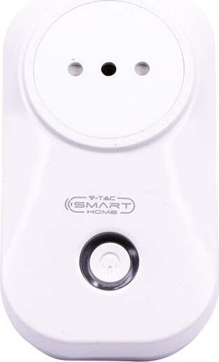 V-Tac Smart VT-5148 Spina Wi-Fi Intelligente Italiana 10A 2P - SKU 8470 Fai da te/Materiale elettrico/Prese elettriche ed accessori/Spine intelligenti e telecomandate Zencoccostore - Formia, Commerciovirtuoso.it