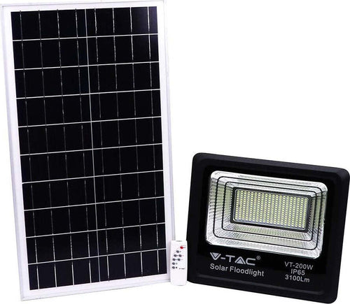 V-TAC VT-200W FARO LED 40W A BATTERIA CON PANNELLO SOLARE E TELECOMANDO Luce Bianco Fredda / Naturale Illuminazione/Illuminazione per esterni/Proiettori Zencoccostore - Formia, Commerciovirtuoso.it