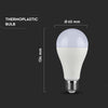 V-TAC-VT-2017-LAMPADINA-LED-E27-17W-GOCCIA-A65-SMD-100lm/W---SKU-214456-/-214457-/-214458