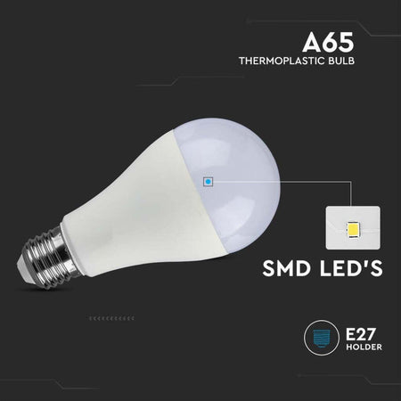 V-TAC-VT-2017-LAMPADINA-LED-E27-17W-GOCCIA-A65-SMD-100lm/W---SKU-214456-/-214457-/-214458