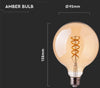 V-TAC VT-2075 LAMPADINA LED E27 4.8W BULB G95 GLOBO FILAMENT VETRO AMBRATO - SKU 217217 Illuminazione/Lampadine/Lampadine a LED Zencoccostore - Formia, Commerciovirtuoso.it
