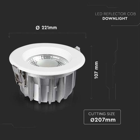V-TAC VT-26451 LAMPADINA LED GX53 40W FARETTO COB DOWNLIGHT 120LM/W - SKU 211279 / 211280 Illuminazione/Illuminazione per interni/Luci da incasso Zencoccostore - Formia, Commerciovirtuoso.it