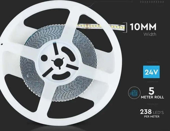 V-TAC VT-2835-238 STRISCIA LED FLESSIBILE 90W SMD MONOCOLORE 238 LED/METRO 24V - BOBINA 5 METRI Illuminazione/Strisce LED Zencoccostore - Formia, Commerciovirtuoso.it