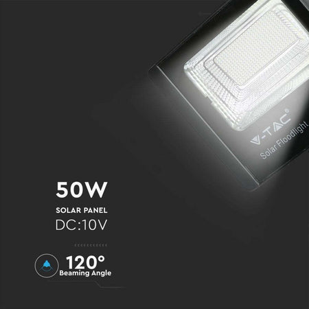 V-TAC VT-300W FARO LED 50W A BATTERIA CON PANNELLO SOLARE E TELECOMANDO - SKU 8578 / 94027 Illuminazione/Illuminazione per esterni/Proiettori Zencoccostore - Formia, Commerciovirtuoso.it