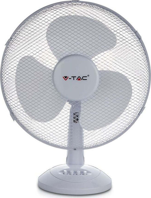 V-TAC VT-4017-3 VENTILATORE DA TAVOLO 40W 3 PALE IN PLASTICA COLORE BIANCO DIAMETRO 410MM - SKU 7925 Fai da te/Prodotti per la costruzione/Riscaldamento e raffreddamento/Sistemi mobili di climatizzazione/Ventilatori/Ventilatori da tavolo Zencoccostore - Formia, Commerciovirtuoso.it
