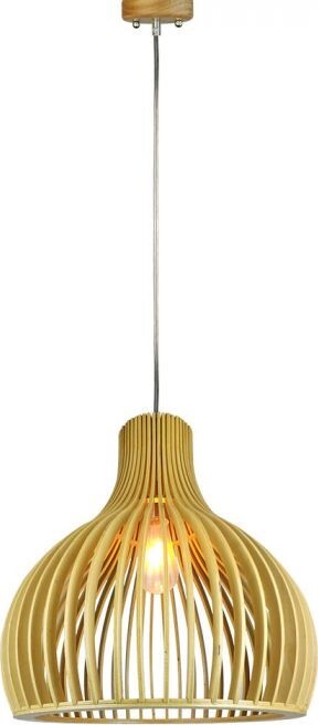V-TAC VT-4453 Lampadario LED in Legno a Sospensione con Portalampada E27 Paralume a Imbuto SKU 40551 Illuminazione/Illuminazione per interni/Lampadari lampade a sospensione e plafoniere/Lampadari Zencoccostore - Formia, Commerciovirtuoso.it