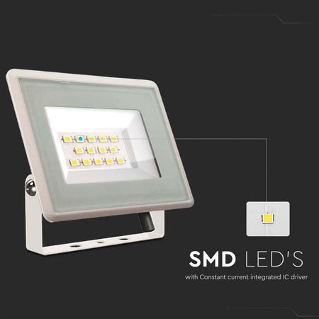 V-TAC VT-4914 FARO LED FLOODLIGHT 10W SMD SLIM IP65 BIANCO 75 lm/W - SKU 6730 / 6731 / 6732 Illuminazione/Illuminazione per esterni/Proiettori Zencoccostore - Formia, Commerciovirtuoso.it