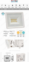 V-TAC VT-4914 FARO LED FLOODLIGHT 10W SMD SLIM IP65 BIANCO 75 lm/W - SKU 6730 / 6731 / 6732 Illuminazione/Illuminazione per esterni/Proiettori Zencoccostore - Formia, Commerciovirtuoso.it